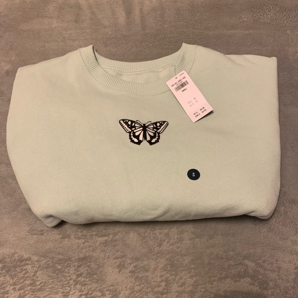 Hollister Butterfly Crewneck